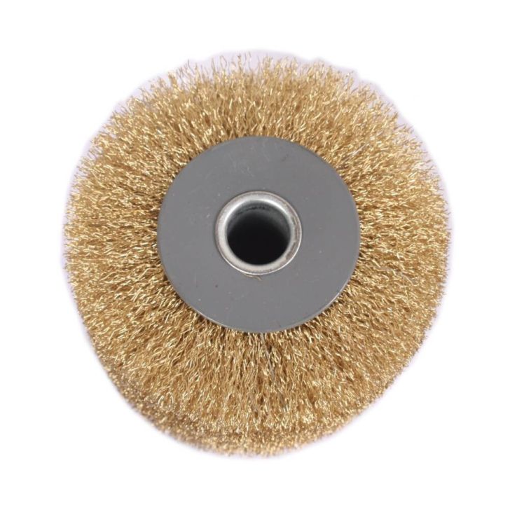 Metal brush roll for polishing machine