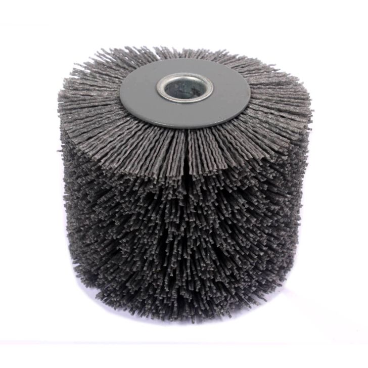 Nylon brush roll for polishing machine