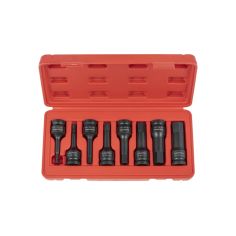 Socket wrench set H5-H19 with 1/2" socket (8 pcs)