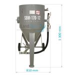 Tank sandblaster SBM-170-12 C (A)