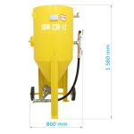 Tank sandblaster SBM-230-12 C (B)