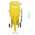 Tank sandblaster SBM-230-12 M (B)