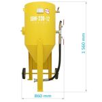 Tank sandblaster SBM-230-12 S (B)