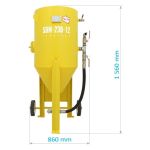 Tank sandblaster SBM-230-12 V (B)