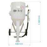 Tank sandblaster SBM-76-12 S (A)