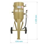 Tank sandblaster SBM-38-12 V (A)