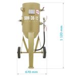 Tank sandblaster SBM-38-12 P (A)