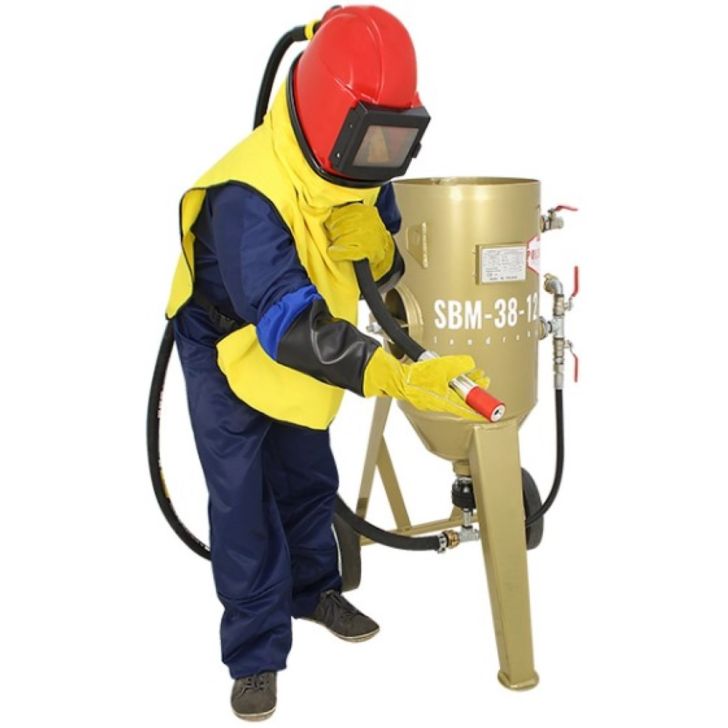 Tank sandblaster SBM-38-12 P (A) + SAFETY KIT