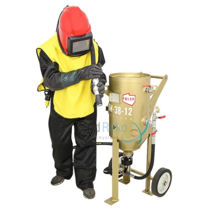 Tank sandblaster SBM-38-12 P (B) + SAFETY KIT