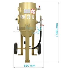 Tank sandblaster SBM-38-12 P (B) + SAFETY KIT 2