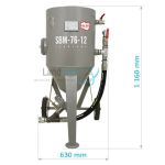 Tank sandblaster SBM-76-12 C (A) + SAFETY KIT