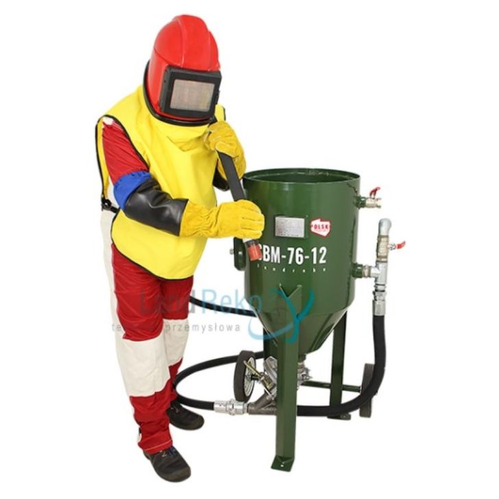 Tank sandblaster SBM-76-12 C (B) + SAFETY KIT