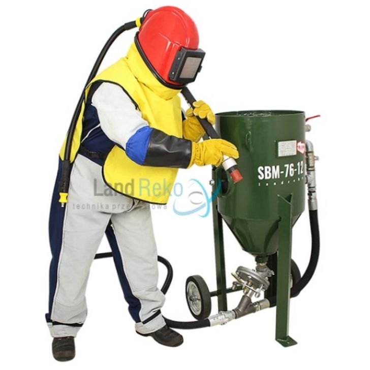 Tank sandblaster SBM-76-12 C (B) + SAFETY KIT