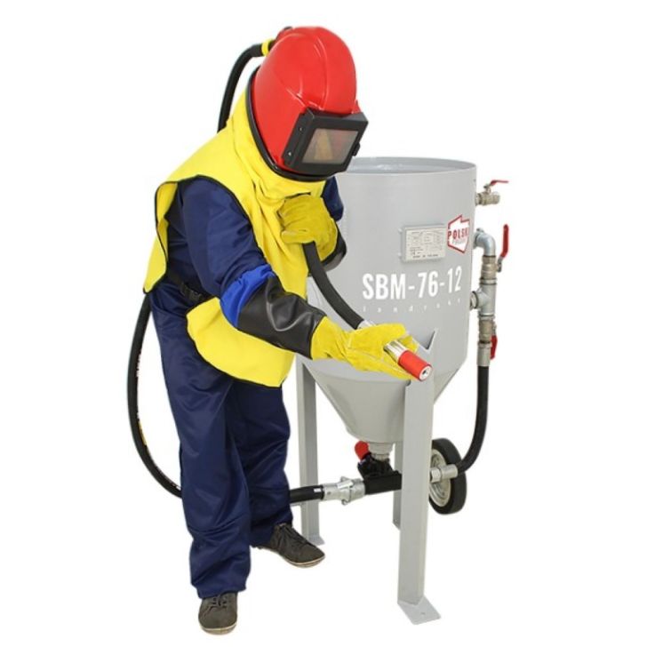 Tank sandblaster SBM-76-12 M (B) + SAFETY KIT