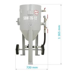 Tank sandblaster SBM-76-12 M (B) + SAFETY KIT 2