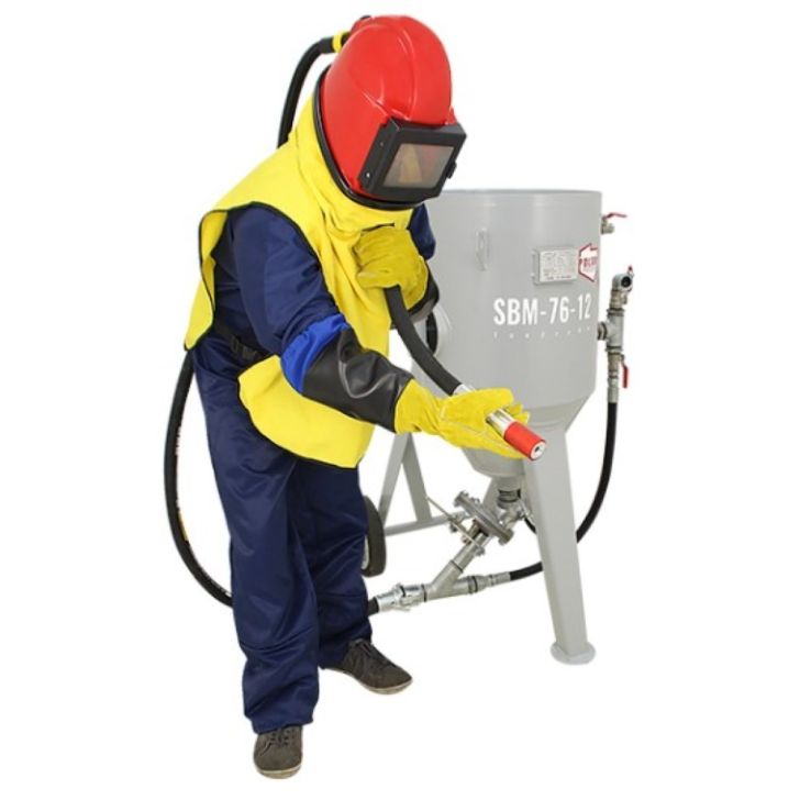 Tank sandblaster SBM-76-12 C (A) + SAFETY KIT