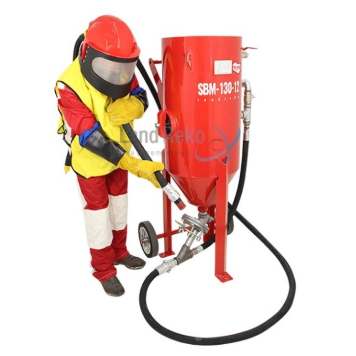 Tank sandblaster SBM-130-12 C (B) + SAFETY KIT