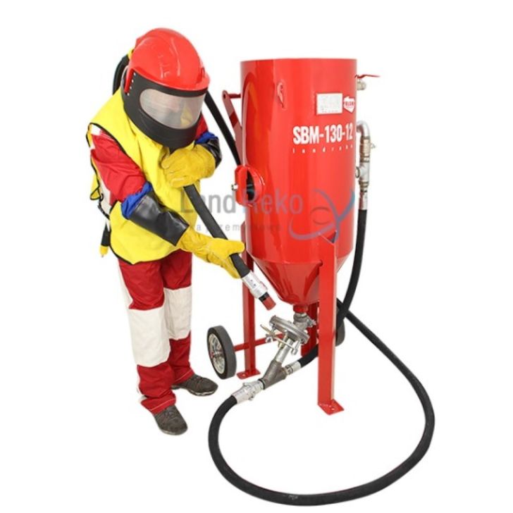 Tank sandblaster SBM-130-12 C (B) + SAFETY KIT