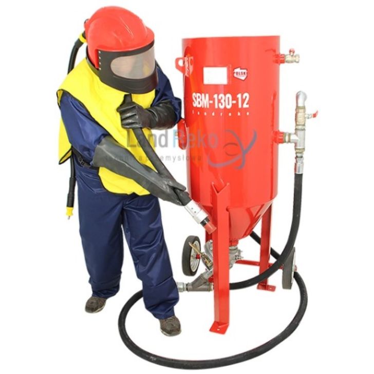 Tank sandblaster SBM-130-12 C (B) + SAFETY KIT