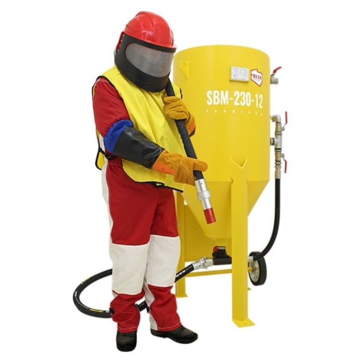 Tank sandblaster SBM-230-12 M (B) + SAFETY KIT