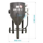 Tank sandblaster SBM-170-12 M (B) + OHS