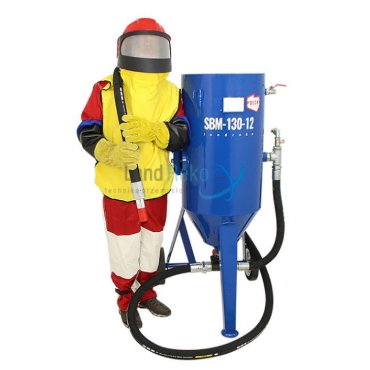 Tank sandblaster SBM-130-12 M (A) + SAFETY KIT