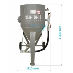 Tvertnes smilšu strūkla SBM-170-12 C (A) + DROŠĪBAS KOMPLEKTS