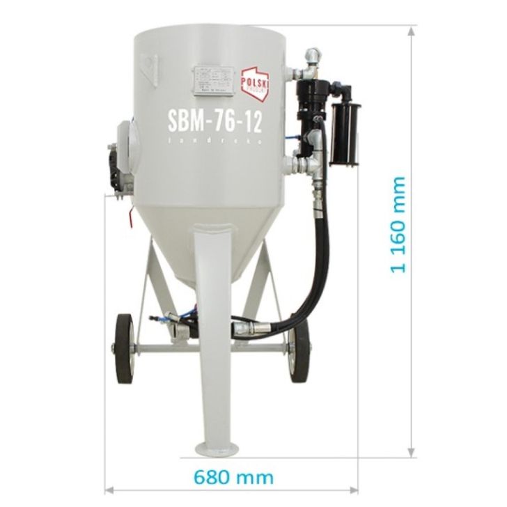 Hydrosandblaster SBM-76-12 H(A) + SAFETY KIT
