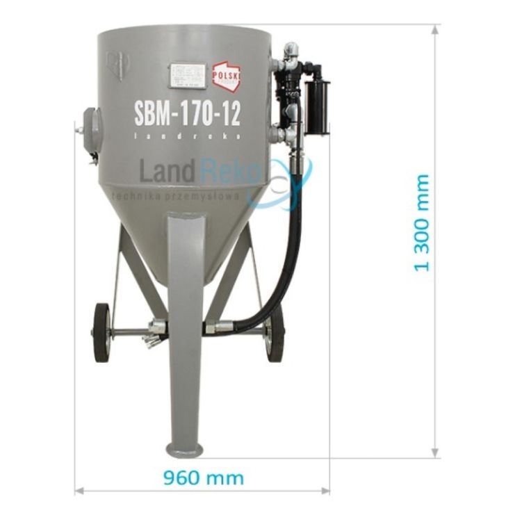 Hydrosandblaster SBM-170-12 H(A) + SAFETY KIT