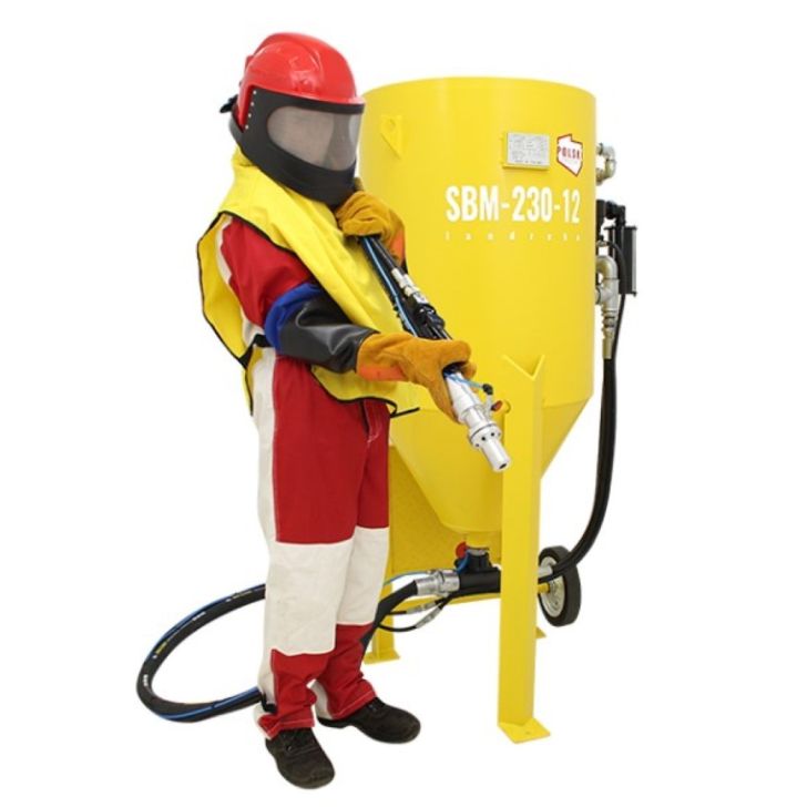 Hydro sandblaster SBM-230-12 H(B) + SAFETY KIT