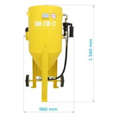 Гидропескоструйный аппарат СБМ-230-12 Н(Б) + КОМПЛЕКТ БЕЗОПАСНОСТИ 2