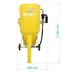 Hydro sandblaster SBM-230-12 H(A) + SAFETY KIT 2