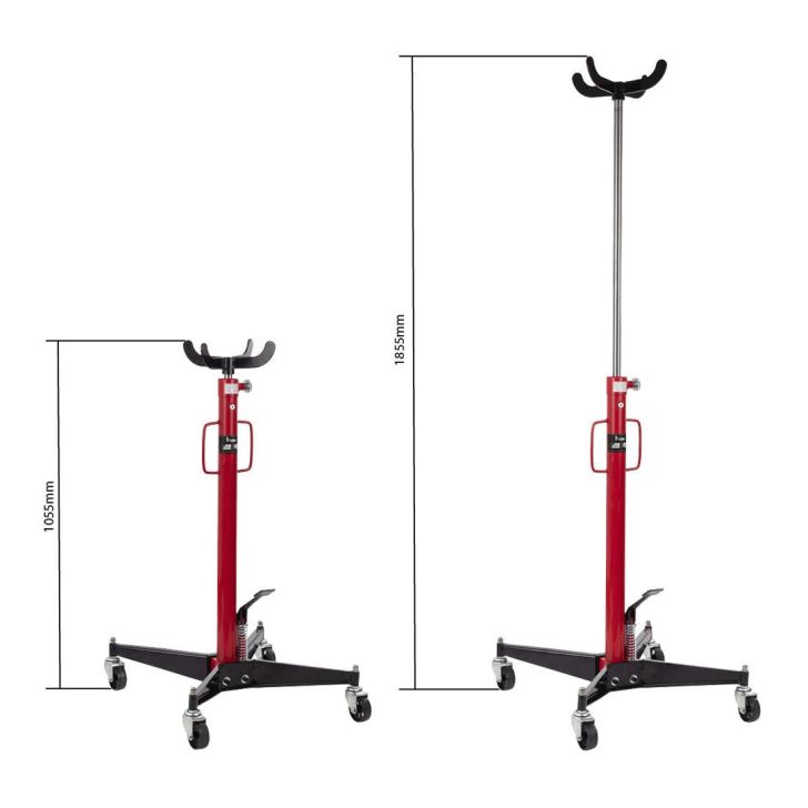 Transmisijas domkrats H-220 500kg, 1100-1910mm