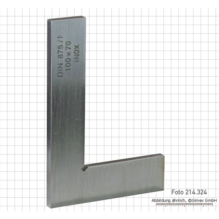 Stūrenis 50 x 40 mm, INOX, DIN 875/1