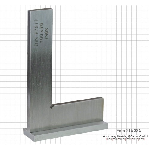 Stūrenis 50 x 40 mm, INOX, DIN 875/1