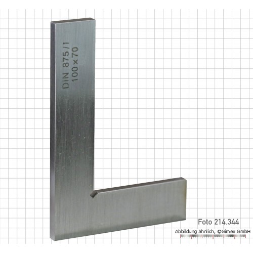 Stūrenis 75 x 50 mm, Carbon Steel, DIN 875/1