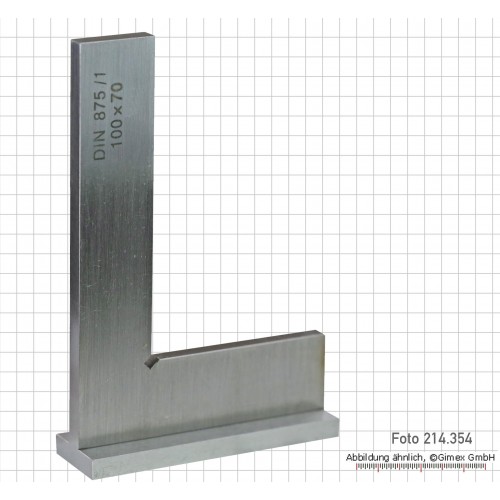 Stūrenis 150x100 mm, Carbon Steel, DIN 875/1