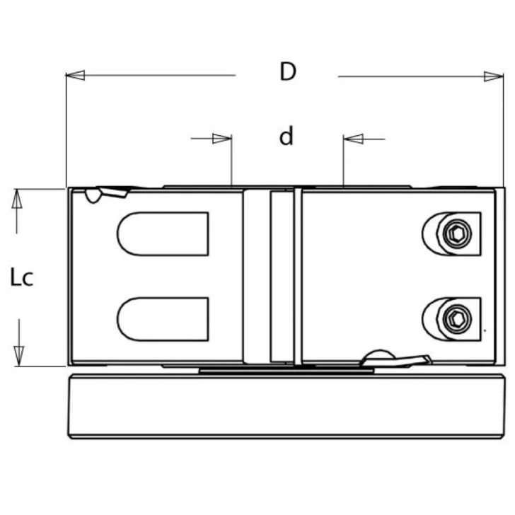 Frēzgalva D125x30 d30 Z4 V4 ALU