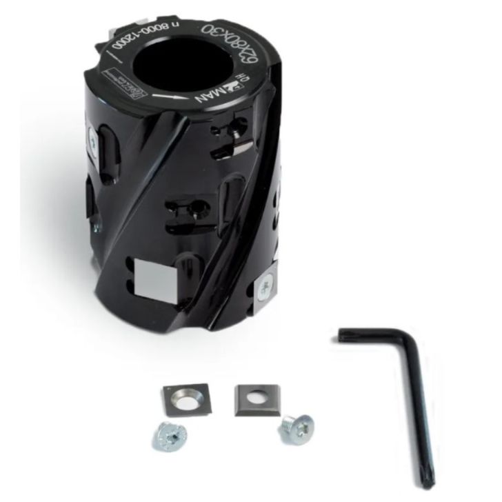 Головка спирально-фрезерная D62x80 d30 Z12 ALU