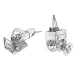 Frēzgalva D100x4 d22 Z4+4 STEEL