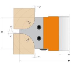 Frēzgalva D147 d50 Z2 ALU 2