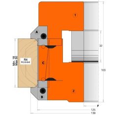 Frēzgalva D139 d30 Z2+2 ALU 2