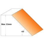 Frēzgalva 45° MAN - D150 d40 Z2 ALU