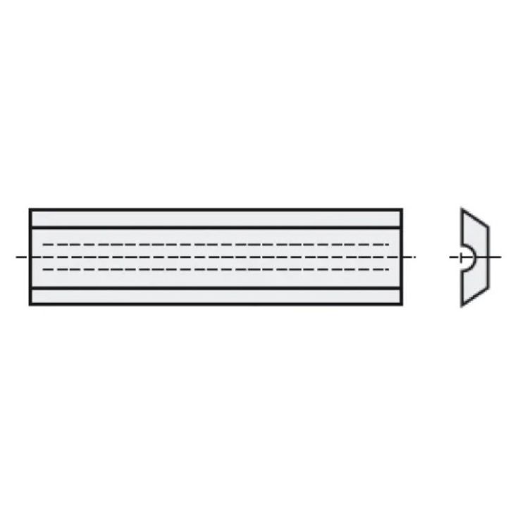 IGM Reverse knife HWM - 30x8x1,5 mm type Leitz