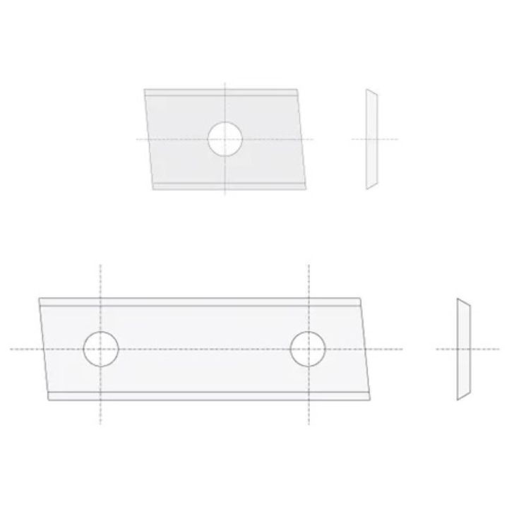 IGM Нож обратный N014 HWM Z2 фаска - 20x12x1,5 UNI P