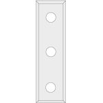 IGM Нож обратный N012 HWM Z4 - 49,5x12x1,5 UNI