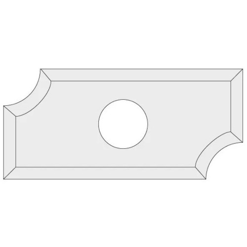 IGM Reverss nazis N031 HWM radius - R3 19,5x9x1,5 Laminated MDF