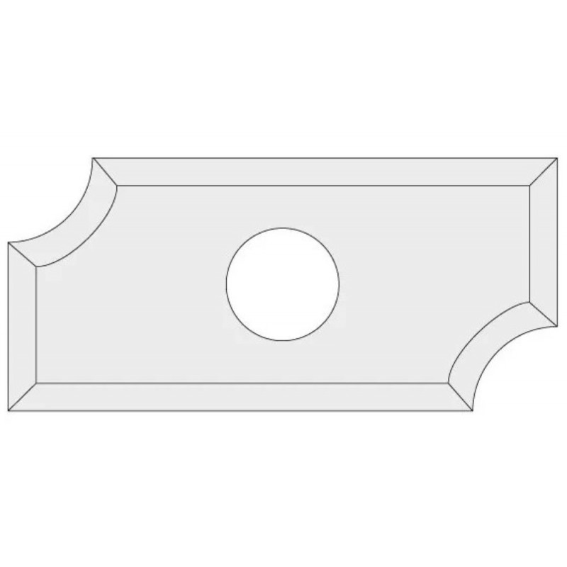 IGM Reverss nazis N031 HWM radius - R3 19,5x9x1,5 Laminated MDF