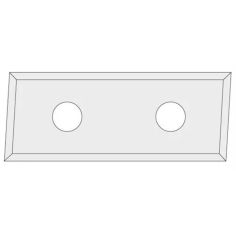 IGM Нож обратный N017 HWM Z4, фаска 3- 48,3x12x1,5 LH UNI