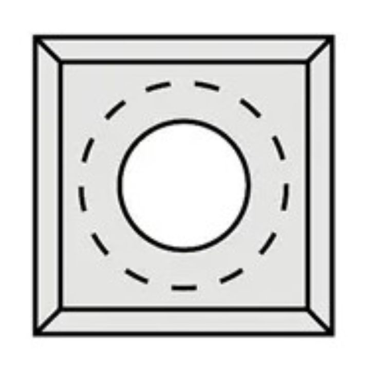 IGM Нож обратный N013 Резак HWM - 14x14x2 Дерево IGM